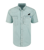 Drake - Cinco Ranch Western Acid Wash Short Sleeve Shirt