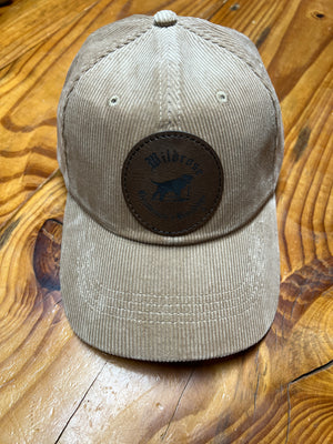 Corduroy Hat with Wildrose Leather Patch