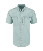 Drake - Cinco Ranch Western Acid Wash Short Sleeve Shirt