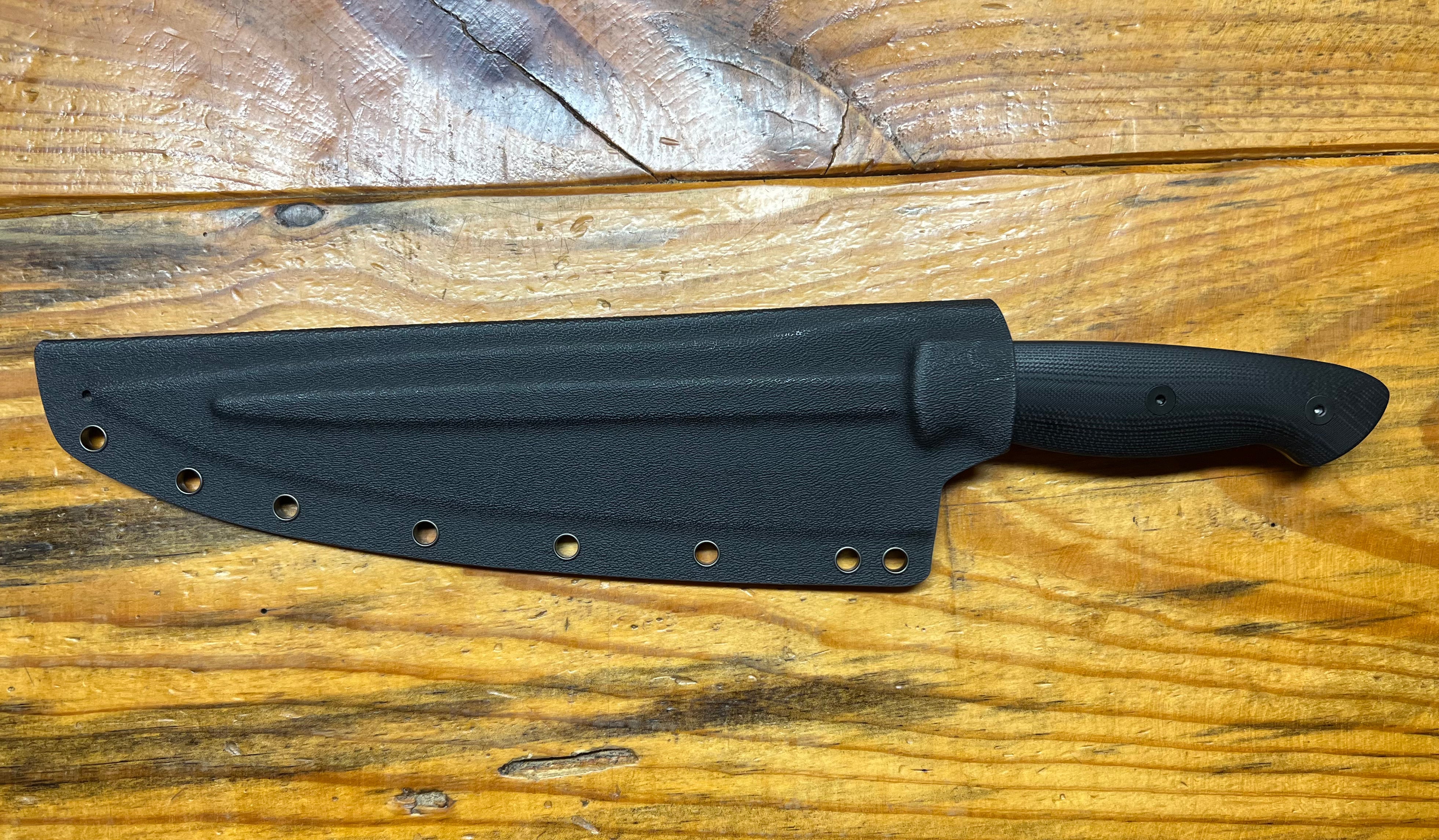 Big Chef Knife Black “Williams Knife” – Wildrose Trading Co.
