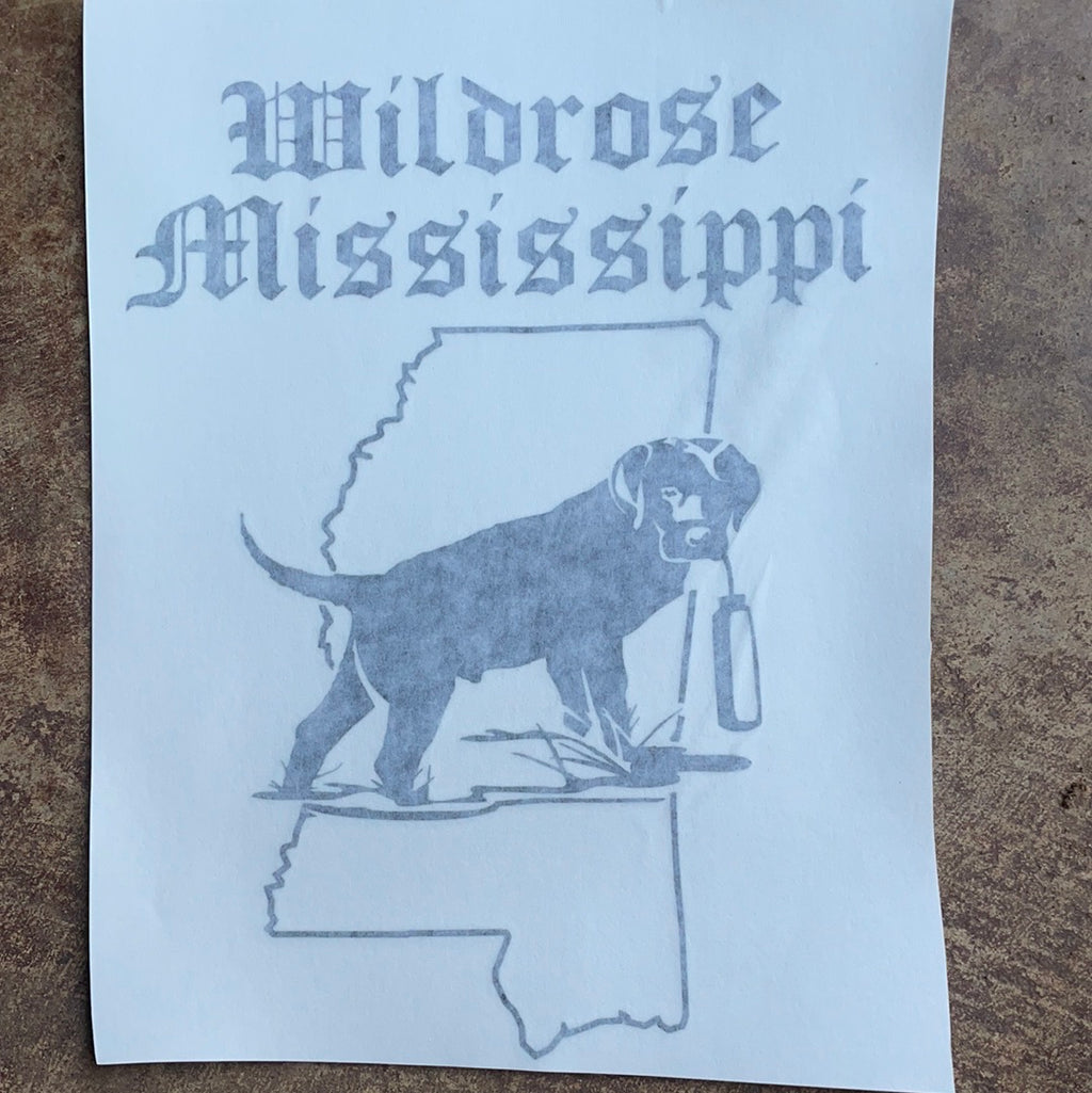 Wildrose Mississippi Decal